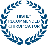 Highly Recommended Chiropractor Badge